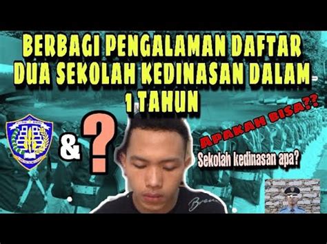 Terima kasih kepada seluruh warga sman 1 majenang yang telah melancarkan acara catatan akhir sekolah tahun 2019 dan memberikan kenangan yang sangat berarti. PENGALAMAN DAFTAR 2 SEKOLAH KEDINASAN DALAM 1 TAHUN - YouTube