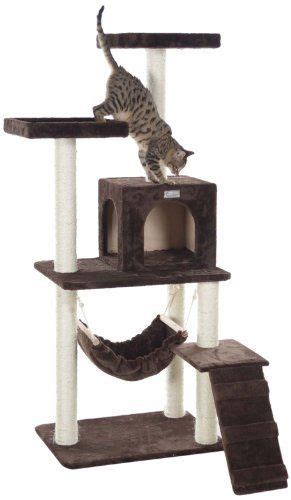 13 scratch lounge cat scratcher with catnip. GleePet GP78570923 Cat Tree with Ramp, 57-Inch, Coffee ...