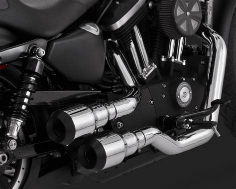 Vance & hines d&d supertrapp bassani exhaust mount bracket harley davidson. Vance & Hines Hi-Output Grenades 2 into 2 Exhaust Chrome ...