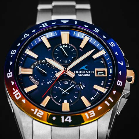 From ancient greek ὠκεᾰνός (ōkeanós). Casio Oceanus OCW-T3000C-2AJF Titanium Solar Radio Men's ...