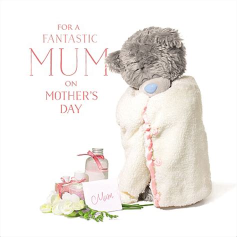 Printable mother's day card in 3d! 3D Holographic Fantastic Mum Me to You Mothers Day Card (M93VZ014) : Me to You Bears Online Store.