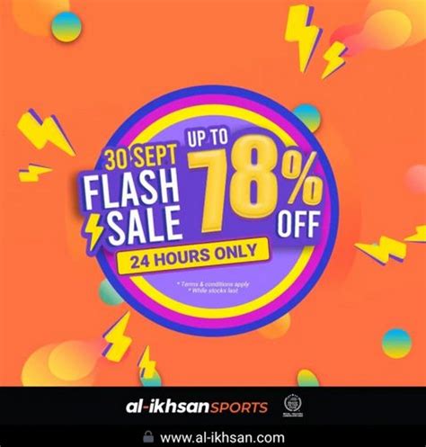 This store provides sports & recreation in the shopping centre. 30 Sep 2020: Al-ikhsan Flash Sale - EverydayOnSales.com