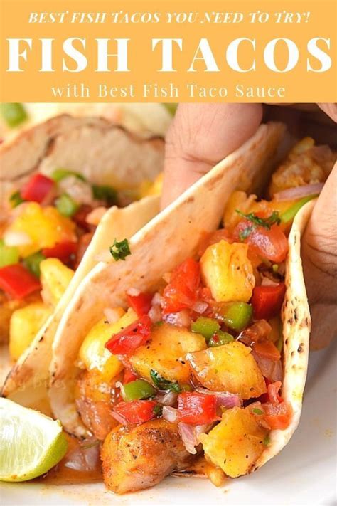 Maybe you would like to learn more about one of these? Easy Fish Taco Recipe (with Best Fish Taco Sauce) | Fish ...