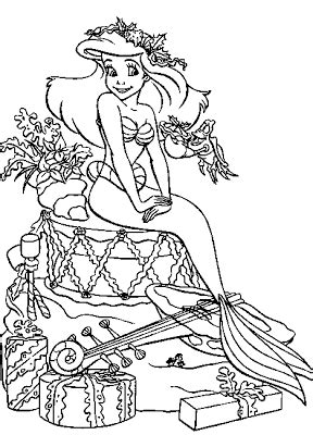 Full page word party coloring pages. Mermaid Birthday Party Coloring Pages