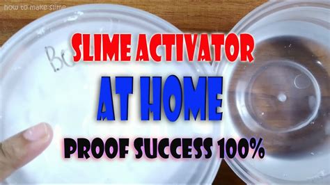 Steps to make slime without glue. how to make slime activator at home | proof success 100% ...