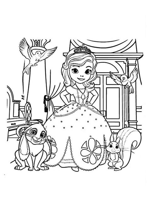 Free download 36 best quality sofia coloring pages at getdrawings. Picture of Princess Sofia and Friends in Sofia the First ...