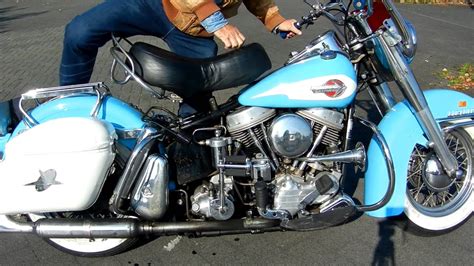 Sell harley davidson 1959 panhead motorcycle. Kickstart Duo-Glide FLH 1959 (1/8) - YouTube