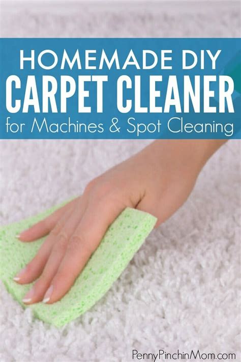Simple Homemade Carpet Cleaner for Machines and Spot Cleaning