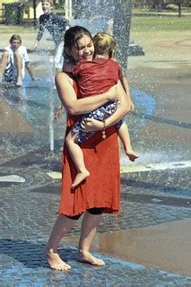 Enjoy our hd porno videos on any device of your choosing! Hot Day, Cool Fountain | My friend and her son get soaked ...