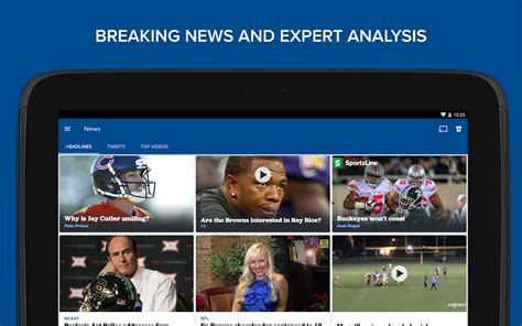 Cbs sports is one of the best sports news apps that provides customized updates on scores, stats, and analytics. CBS Sports - Android Apps on Google Play