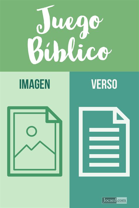 Maybe you would like to learn more about one of these? Juego Bíblico: Imagen-Verso en 2020 | Juegos biblicos ...