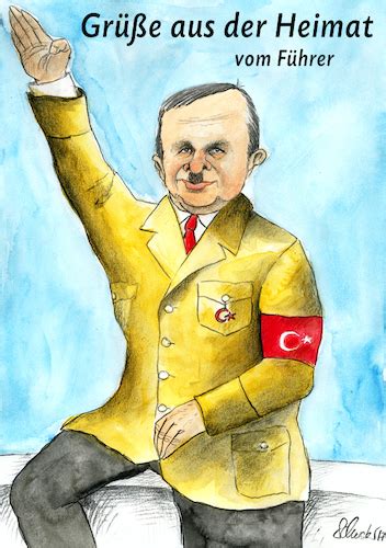 The cartoon depicted erdogan in his underwear holding a drink and lifting the skirt of a woman wearing an islamic dress. Erdogan macht Wahlkampf... By Mario Schuster | Politics ...
