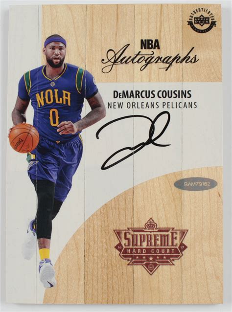 These case summaries are made available to inform the public of the general subject matter in cases that the supreme court has accepted for review. DeMarcus Cousins Signed 2016-17 Upper Deck Supreme ...