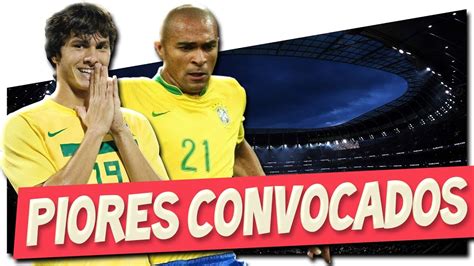 A lista de convocados teve inicialmente 18 nomes, mas gerson e pedro não foram liberados pelo olympique de marselha e pelo flamengo, respectivamente. Os piores jogadores convocados para a Seleção Brasileira ...