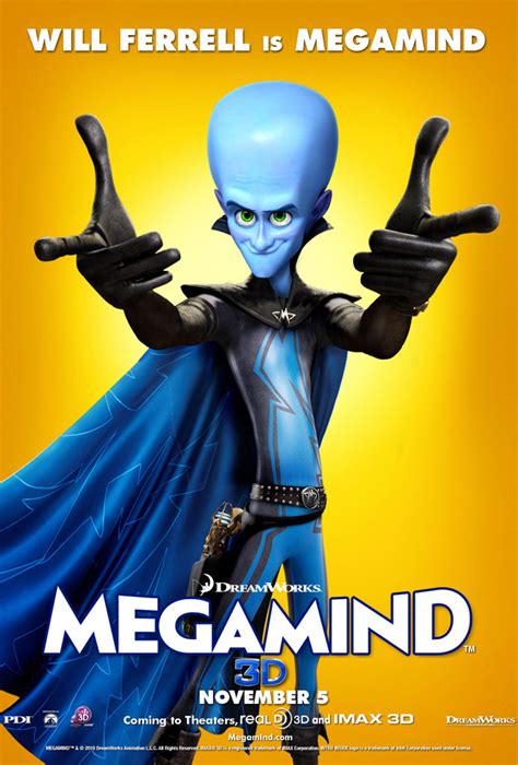 Mais ses plans pour tenter de conquérir metro city ont toujours été mis en échec par metroman. Movie Usher: Posters de Megamind y nuevo trailer