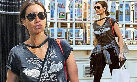 Melanie sykes was born on august 7, 1970, in manchester, england, uk. Melanie Sykes lets her rock chick side out on a shopping ...