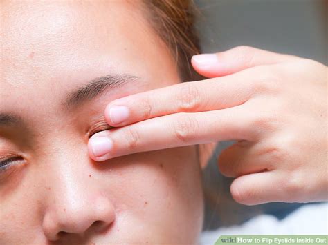 Eyelid flip / 3 ways to flip eyelids inside out wikihow / the chronicles of trippytrap دیه پارگی پلک