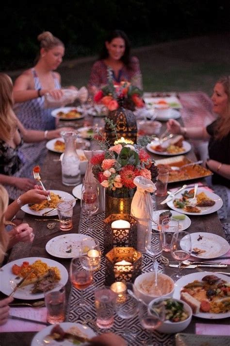 The proper official etiquette is to save the wine for later, actually. Eclectic outdoor dinner party & wine tasting | Outdoor ...