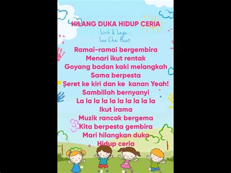 Garasi hilang terbaru gratis dan mudah dinikmati. Download Hilang Duka Hidup Ceria Suara 2 Lagu Pendidikan ...