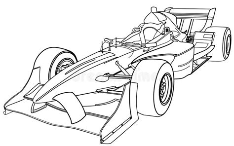 Formula racer 2012 formula racer 2012. De auto van Formule 1 vector illustratie. Illustratie ...