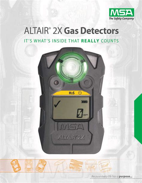 Introducing the altair 2x gas detector from msa; Meters - Garrison Fire & Rescue