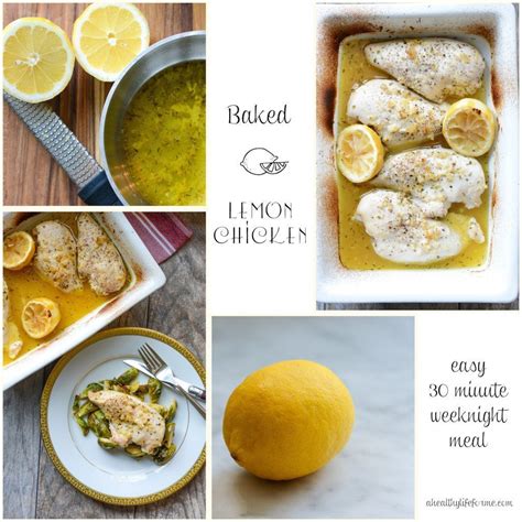 Put a few simple ingredients together, make a healthy side of quinoa or some roasted veggies and enjoy so back to our baked lemon chicken recipe. Baked Lemon Chicken - A Healthy Life For Me