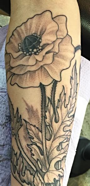 Charmed life tattoo has been tattooing in lexington for 17 years. Black & Gray Poppy Flower by Robert Alleyne @ Charmed Life Tattoo in Lexington, KY | Life ...