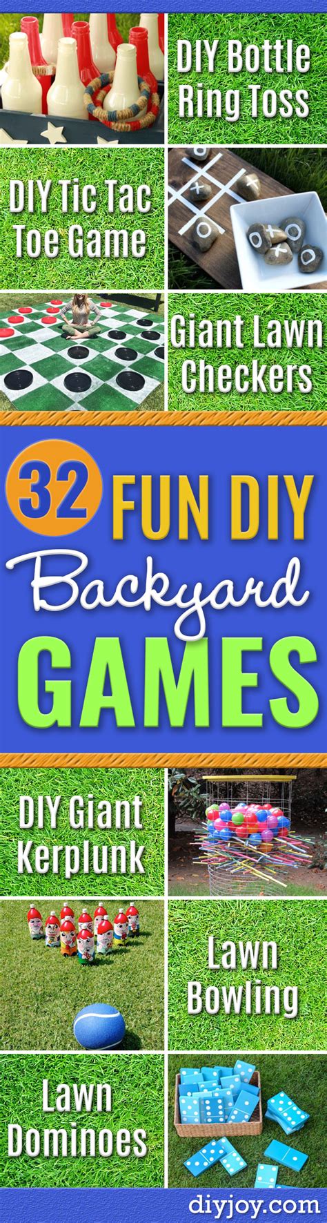 If you do and entertaining family and friends, you should start making some of these fun yard games now. 32 DIY Backyard Games That Will Make Summer Even More Awesome!