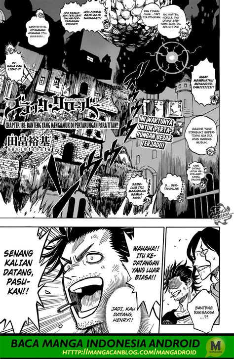 According to the original storyline, in any case, my nephew was. Komik Black Clover Chapter 183 Bahasa Indonesia | BacaKomik