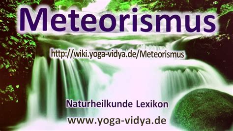 Information and translations of meteorismus in the most comprehensive dictionary definitions resource on the web. Meteorismus - YouTube