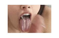 tongue blowjob tits precum slut spit smutty gif