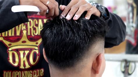 Melakukan cara menebalkan rambut dengan teratur, akan membuat kita bisa memberikan nutrisi yang cukup bagi rambut itu sendiri. Mid FADE ala pangkas rambut mas turis. CARA POTONG RAMBUT ...