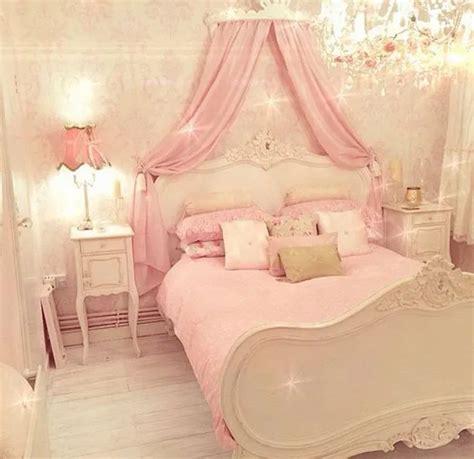 Every princess bedroom needs a touch of glitter, and since lights are a lot like glitter, it makes all good sense to make switches shine bright. 50+ Light Pink Bedroom Ideas - iohomedecor.com | Girly bedroom, Pink bedrooms, Girly room