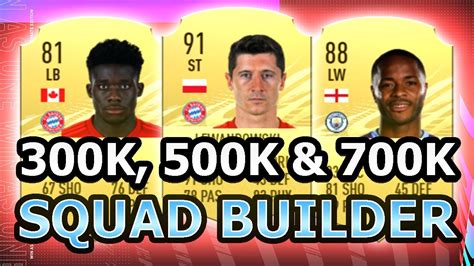 Watch installation and game play video. 300K, 500K and 700K HYBRID SQUAD BUILDER FIFA 21 (FUTBIN ...