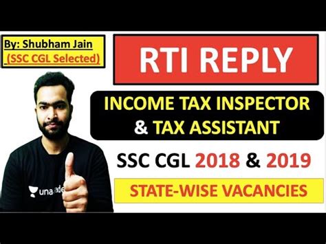 Calling for region preference of candidates nominated to the post of inspector of income tax selected through combined graduate level examination 2018 !new. INCOME TAX INSPECTOR and Assistant STATE-WISE VACANCIES ...