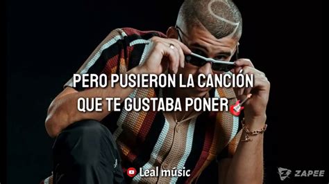 Todas sus lyrics (letras) de las canciones más recientes de bad bunny, también podrás encontrar noticias, fotos, vídeos y todas las novedades para éste 2018, lo más fresco y todo lo relacionado con tus artistas favoritos. La canción de Bad Bunny - YouTube