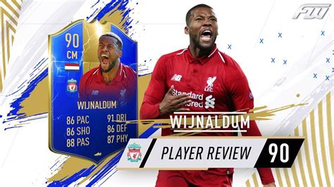 I put a shadow on him to play him as a box to box cm in the 442 formation i play in game. FIFA 19 TOTS WIJNALDUM Review (90) YOU REALLY CAN PLAY HIM ...