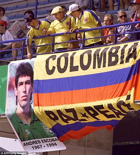 Columbian defender andres escobar scores an own goal during the 1994 fifa world cup. 25 Years Ago, Andrés Escobar Scored An Unlucky Own Goal At ...