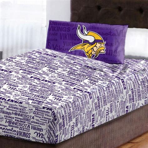 Give your bedroom or living room a pop of team pride with minnesota vikings pillows, or proudly display minnesota vikings towels in your bathroom. NFL Minnesota Vikings Anthem Bedroom Collection | Bed ...