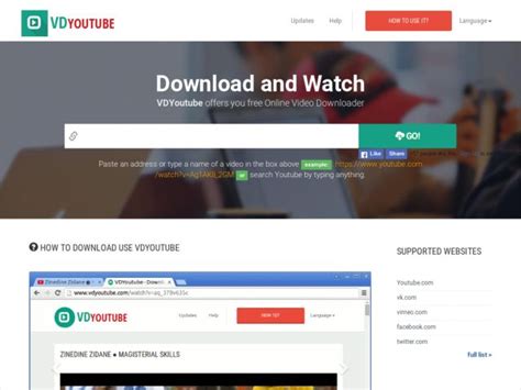 The best youtube video downloader and converter of the whole internet! VDYoutube - Online Video Downloader For Youtube,vimeo ...