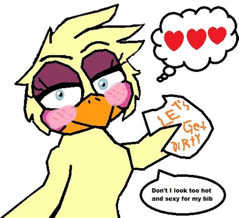 She stuffed it with as many toys, books, and pictures, clean bedding and clothes, as her wad could cover and her guilt would demand, and prepared carla finally struck a deal with barbara, who agreed to give carla her own kids for 30 days. Toy Chica takes off her bib by MrOnceLerMuniz on DeviantArt
