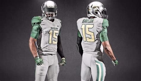 Here you will get specifics on the college and information on their football program like who to contact about recruitment, names of. Baylor Bears football: 2015 alt uniforms are grey, green - Sports Illustrated