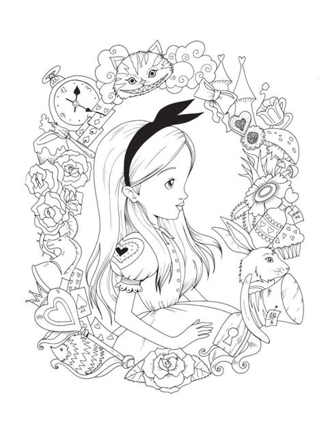 Alice in wonderland coloring pages will take you to a big fantasy world. Pin on Illustrator