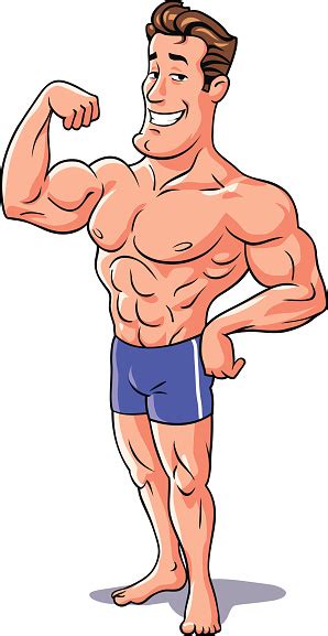 Download from a vast collection of professionally drawn and designed cartoon stock photos and images. Bodybuilder Posing Stock Illustration - Download Image Now ...