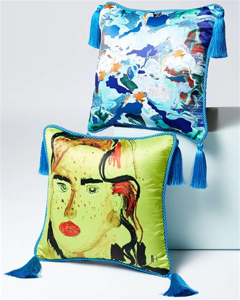 Dunnes Stores | Blue Joanne Hynes The Postcard Girl Cushion