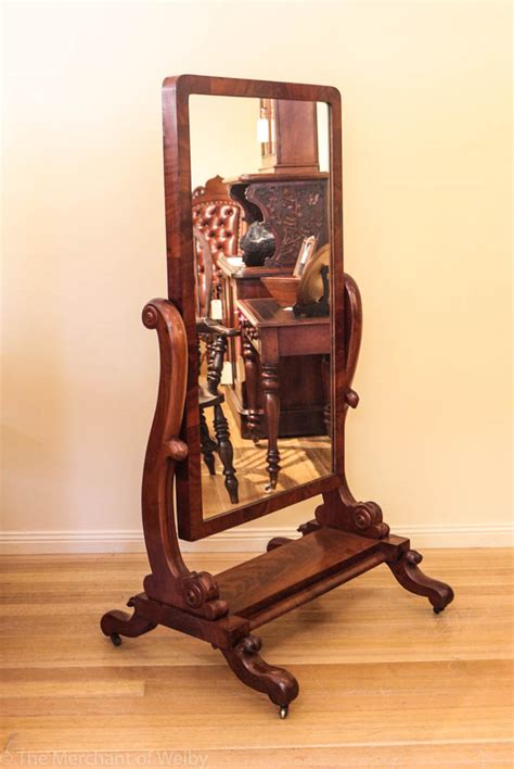 Lovely victorian mahogany antique cheval dressing mirror. William IV / Early Victorian Mahogany Cheval Mirror | The ...