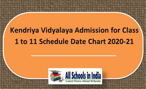 The kv online registration for class 1st will commence from july 20. Kendriya Vidyalaya Admission for Class 1 to 11 Schedule ...