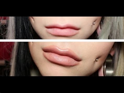 Lip gloss makes lips appear fuller and larger, so this can be a problem when lips are already full. How To Make Your Lips Look BIGGER. (Quick & Easy) - YouTube