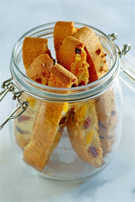 Cantuccini (or biscotti as they are known outside of italy) are double baked italian cookies that are best they are crunchy, studded with nuts (i went for almonds and cranberries) and totally moreish. Holiday Biscotti - Recipe Girl