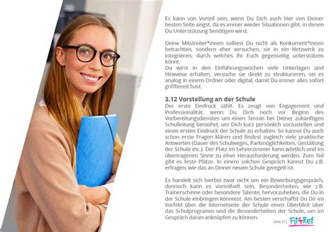 Wann hast du keine schule? Ref-Guide - Fit4Ref